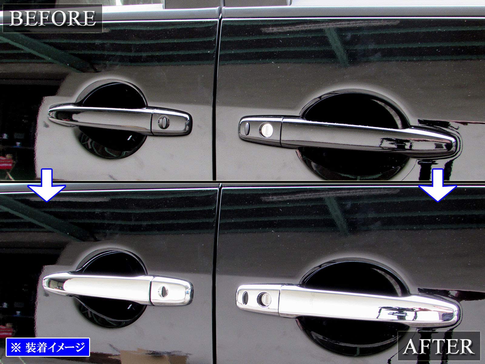 デリカd5 純正　アウターハンドル　色番U28 Amazon | BRIGHTZ デリカD:5 CV1W CV2W CV4W CV5W メッキドア